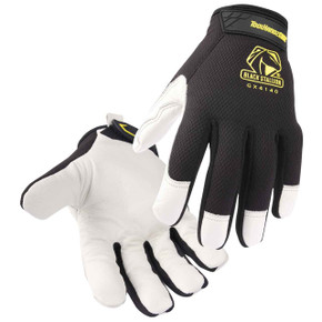 Black Stallion GX4140 Toolhandz Core Cow Grain Leather Palm Mechanic's Gloves, Large