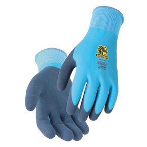 Black Stallion GC2534-BL AccuFlex A4 Cut-Resistant PU-Coated Knit Glove, Blue, Med - Pkg 12
