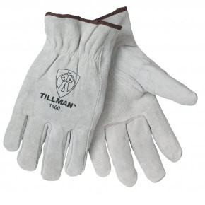 Tillman 1400SB White Shoulder Split Cowhide Drivers Gloves, Small, 12 pack