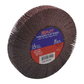 United Abrasives SAIT 72142 5x3/4x5/8-11 Threaded Flap Wheel 60 Grit, 5 pack