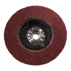 United Abrasives SAIT 78322 4-1/2x5/8-11 Ovation Ceramic Type 27 With Hub High Density Flap Discs 60 Grit, 10 pack