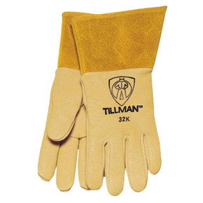 Tillman 32K HD Top Grain Pigskin 4" Cuff Kevlar Palm MIG Welding Gloves, X-Large