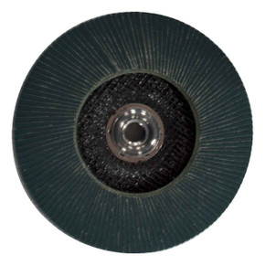 United Abrasives SAIT 78141 6x5/8-11 Ovation Type 27 With Hub High Density Zirconium Flap Discs 120 Grit, 10 pack