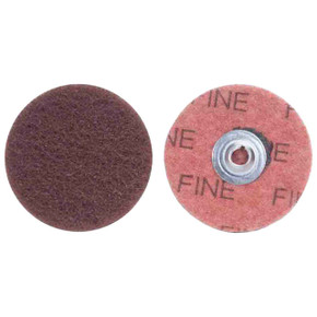 Norton 8834166396 2" Merit AO TS (Type II) Non-Woven Quick-Change Buffing Discs, Fine, 50 pack