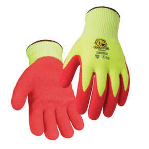 Black Stallion GR5030 AccuFlex Cut Resistant Glove, Nitrile Coated, Hi-Vis, Small