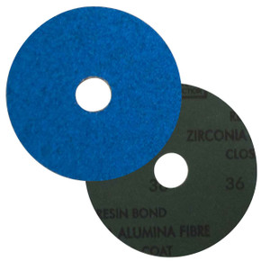 Norton 66261138456 4-1/2 x 7/8 in. BlueFire F826 Zirconia Alumina Fiber Discs, 36 Grit, Coarse, 25 pack