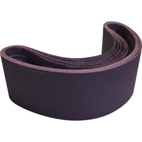 Norton 78072722080 4x36” Gemini R228 Aluminum Oxide Cloth Narrow Benchstand Belts, 120 Grit, Medium, 10 pack