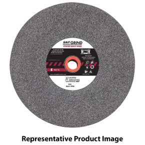 United Abrasives SAIT 28051 10x1-1/2x1-1/4 A60X Aluminum Oxide All Purpose Bench Grinding Wheel