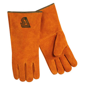 Steiner 2119C Premium Side Split Cowhide Stick Welding Gloves Cotton Lined X-Large