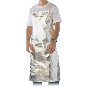 Black Stallion 40AL 40" Aluminized Leather Bib Apron