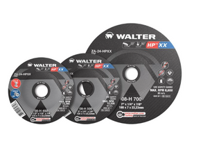 Walter 08H500 5x1/4x7/8 HP XX - High Performance Grinding Wheels Type 27, 25 pack
