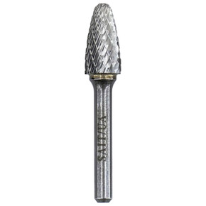 United Abrasives SAIT 45145 1/2x1x1/4 Type SF5 Tungsten Heavy Duty Bear Cut Carbide Bur