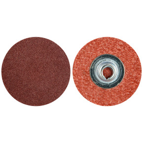 Norton 69957399628 1-1/2" Merit Aluminum Oxide TS (Type II) Quick-Change Cloth Discs, 50 Grit, 100 pack