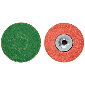 Norton 08834167073 3” Merit Zirc Plus TS (Type II) Quick-Change Cloth Discs, 40 Grit, Zirconia Alumina Plus, 50 pack