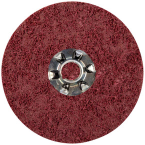 Norton 66623373678 4-1/2” Bear-Tex Vortex Rapid Prep Aluminum Oxide Speed-Change Fastener Non-Woven Discs, Medium Grit, 25 pack