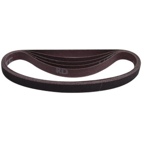 Norton 78072727558 1/2x18” Gemini R283 Aluminum Oxide Cloth File Belts, 120 Grit, Medium, 50 pack