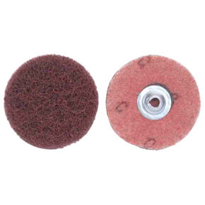 Norton 8834166394 2" Merit AO TS (Type II) Non-Woven Quick-Change Buffing Discs, Coarse, 50 pack