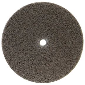 Norton 66261014902 3x1/4x1/4 In. Bear-Tex Rapid Blend NEX AO Fine Grit Non-Woven Arbor Hole Unified Wheels, 6 Density, 40 pack
