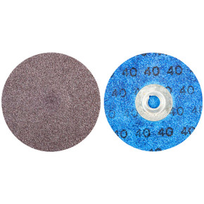 Norton 66261138200 3 In. Gemini R228 AO Extra Coarse Grit TS (Type II) Quick-Change Cloth Discs, 40 Grit, 50 pack