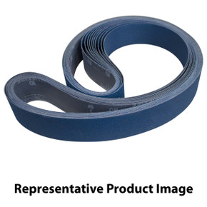 Norton 78072727147 2x72” BlueFire R821P Zirconia Alumina Cloth Narrow Benchstand Belts, 36 Grit, Coarse, 10 pack
