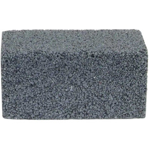 Norton 61463653295 4x2x2 In. Crystolon SC Plain Floor Rubbing Bricks with Wooden Wedges, 80 Grit, 6 pack