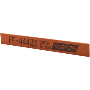 Norton 61463686955 4x1/2x1/16 In. India AO Silversmith Precision Abrasive Files, Shape BB, Fine Grit, 5 pack