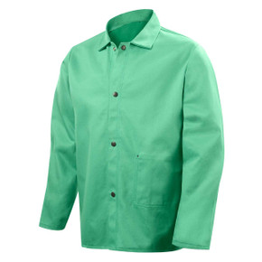 Steiner 1038-S 30" 12oz. Green FR Cotton Jacket, Small