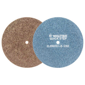 Walter 07R700 7" Quick-Step Blendex Surface Conditioning Discs Non-Woven Extra Coarse Brown, 10 pack