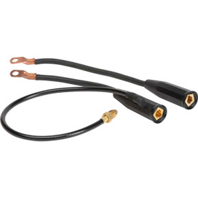 Lincoln Electric K2505-3 TIG Torch Twist Mate to Stud Adapter Cable Set, 2 FT