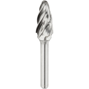 Walter 01V016 1/2x1 Non-Ferrous, Aluminum and Soft Metals Double Cut Tungsten Carbide Burr Type SF-5NF Tree