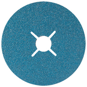 Walter 15P506 5x7/8 Topcut Premium Sanding Discs Blue Zirconium 60 Grit, 25 pack