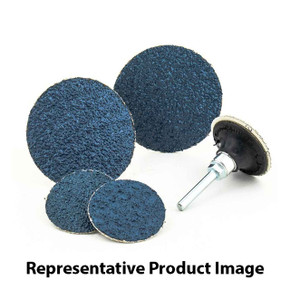 United Abrasives SAIT 55434 Sait-Lok 3" Z-H Heavy Duty Zirconium Laminated Grinding Discs 80 Grit, 50 pack