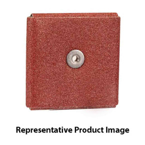 United Abrasives SAIT 48021 2x3/4x1/4-20 Premium Aluminum Oxide Square Pads 60 Grit, 50 pack