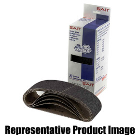 United Abrasives SAIT 58183 4x21 Blue Line AO-X Aluminum Oxide Portable Sander Belt, 50 Grit, 10 pack
