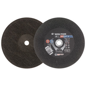 Walter 10A123 12x1/8x1 Ripcut II High Performance Cut-Off Wheels for Stationary Saws Type 1 Grade A24, 10 pack