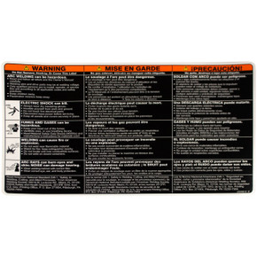 Miller 230366 Label, Warning General Precautionary Static