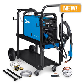 Miller Electric 951000072 Millermatic 142 MIG Welder 120V with Welding Cart