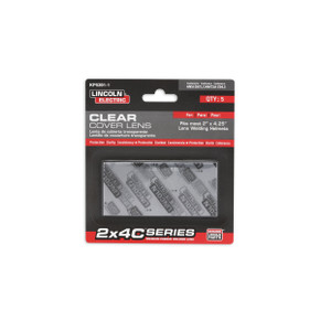 Lincoln Electric KP5391-1 Passive Lens Clear Cover - 2" x 4.25", 5 pack