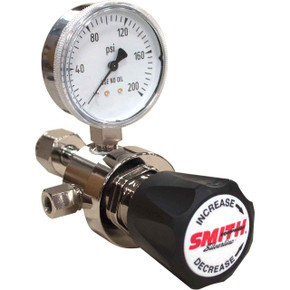 Miller Smith 252-00-02 Silverline High Purity Analytical Liquid Cylinder Regulator, 100 PSI