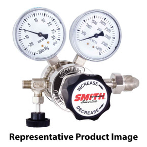 Miller Smith 222-20-06 Silverline High Purity Analytical Two Stage Regulator, 100 PSI
