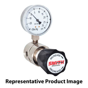 Miller Smith 602-00-00-00-00 Silverline High Purity Brass Line Regulator, 100 PSI