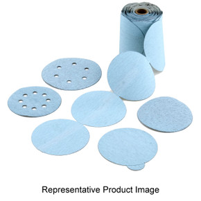 United Abrasives-SAIT 36313 6" 6S Premium Stearated Ceramic High Performance Paper Disc, PSA Disc Rolls, 150 Grit, 400 Pack