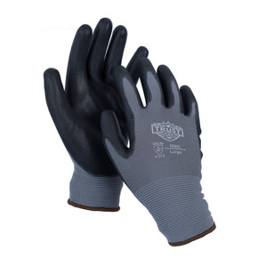 Trust Protection 4080S 13 Gauge Polyester Shell Polyurethane Coated Glove, Small, 12 Pack