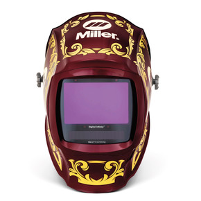 Miller 296784 Digital Infinity Auto Darkening Welding Helmet with ClearLight 4x Lens, Imperial