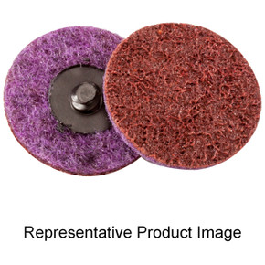 United Abrasives-SAIT 77361 2" Sait-Lok-R Ultimate Performance Surface Conditioning Discs, Medium (Maroon), 50 pack