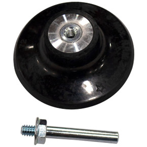 United Abrasives-SAIT 95173 3" Smooth SAIT-LOK-R Backing Pad for Quick Change Discs, Medium Density