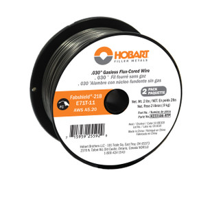 Hobart H222106-Rtp E71T-11 Flux-Cored Wire .030 - 2 Lb. Spool - 2 Pk