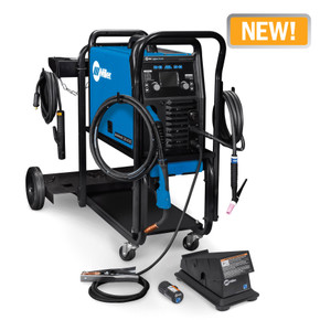 Miller 951000104 Multimatic 220 AC/DC with Dual Cylinder Welding Cart and Wireless Foot Pedal