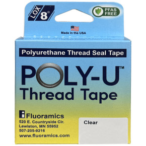 Fluoramics 9010045 Poly-U Thread Tape 3/4" x 260 in. PTFE/PFAS-free Multi-purpose Thread Sealing Tape