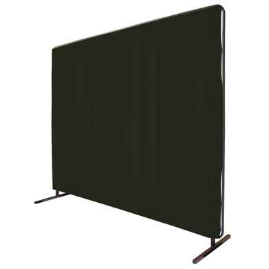 Black Stallion 6X8VF1-SH8 QuickFrame Standard Screen & Frame, Saf-Vu 14 Mil Vinyl, 6' X 8', Shade 8